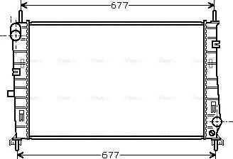 Ava Quality Cooling FDA2165 - Radiators, Motora dzesēšanas sistēma ps1.lv