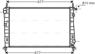 Ava Quality Cooling FDA2185 - Radiators, Motora dzesēšanas sistēma ps1.lv