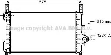 Ava Quality Cooling FDA2172 - Radiators, Motora dzesēšanas sistēma ps1.lv