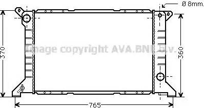 Ava Quality Cooling FDA2203 - Radiators, Motora dzesēšanas sistēma ps1.lv