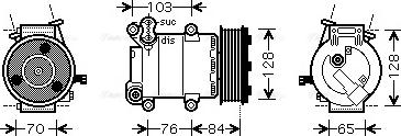 Ava Quality Cooling FDAK418 - Kompresors, Gaisa kond. sistēma ps1.lv