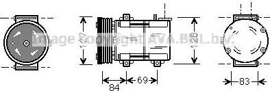 Ava Quality Cooling FD K167 - Kompresors, Gaisa kond. sistēma ps1.lv