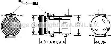 Ava Quality Cooling FD K290 - Kompresors, Gaisa kond. sistēma ps1.lv