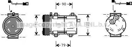 Ava Quality Cooling FD K282 - Kompresors, Gaisa kond. sistēma ps1.lv