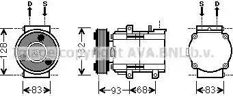 Ava Quality Cooling FD K435 - Kompresors, Gaisa kond. sistēma ps1.lv