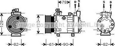 Ava Quality Cooling FD K363 - Kompresors, Gaisa kond. sistēma ps1.lv