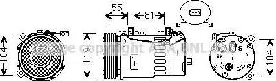 Ava Quality Cooling FD K321 - Kompresors, Gaisa kond. sistēma ps1.lv