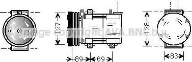 Ava Quality Cooling FD K322 - Kompresors, Gaisa kond. sistēma ps1.lv