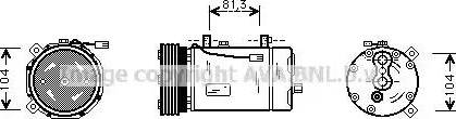 Ava Quality Cooling FDK294 - Kompresors, Gaisa kond. sistēma ps1.lv