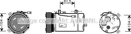 Ava Quality Cooling FD K267 - Kompresors, Gaisa kond. sistēma ps1.lv