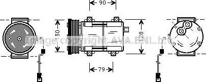 Ava Quality Cooling FD K275 - Kompresors, Gaisa kond. sistēma ps1.lv