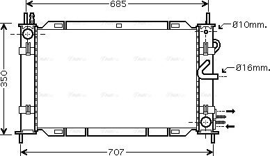 Ava Quality Cooling FD M388 - Radiators, Motora dzesēšanas sistēma ps1.lv