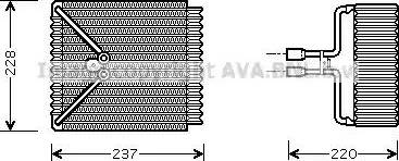 Ava Quality Cooling FD V371 - Iztvaikotājs, Gaisa kondicionēšanas sistēma ps1.lv