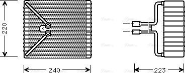 Ava Quality Cooling FD V273 - Iztvaikotājs, Gaisa kondicionēšanas sistēma ps1.lv