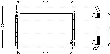 Ava Quality Cooling FT 5172 - Kondensators, Gaisa kond. sistēma ps1.lv