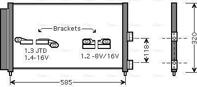 Ava Quality Cooling FT5289D - Kondensators, Gaisa kond. sistēma ps1.lv