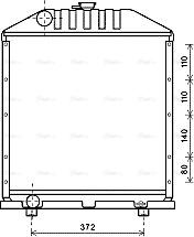 Ava Quality Cooling FT2425 - Radiators, Motora dzesēšanas sistēma ps1.lv