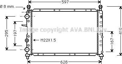 Ava Quality Cooling FT 2096 - Radiators, Motora dzesēšanas sistēma ps1.lv