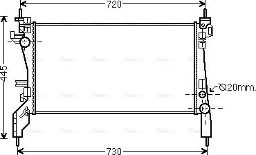 Ava Quality Cooling FT 2385 - Radiators, Motora dzesēšanas sistēma ps1.lv