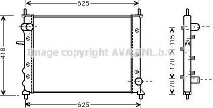 Ava Quality Cooling FT 2227 - Radiators, Motora dzesēšanas sistēma ps1.lv