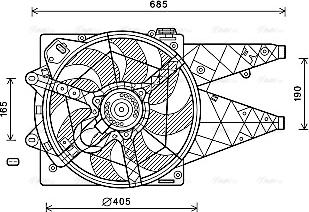 Ava Quality Cooling FT7595 - Ventilators, Motora dzesēšanas sistēma ps1.lv