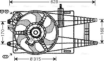 Ava Quality Cooling FT7592 - Ventilators, Motora dzesēšanas sistēma ps1.lv