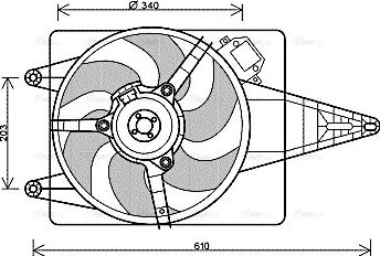 Ava Quality Cooling FT 7546 - Ventilators, Motora dzesēšanas sistēma ps1.lv