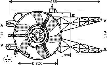 Ava Quality Cooling FT 7507 - Ventilators, Motora dzesēšanas sistēma ps1.lv