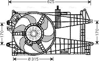 Ava Quality Cooling FT 7519 - Ventilators, Motora dzesēšanas sistēma ps1.lv