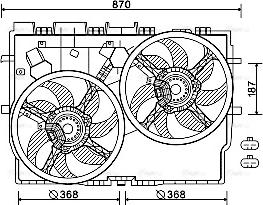 Ava Quality Cooling FT7583 - Ventilators, Motora dzesēšanas sistēma ps1.lv