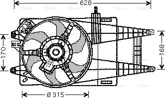 Ava Quality Cooling FT 7524 - Ventilators, Motora dzesēšanas sistēma ps1.lv