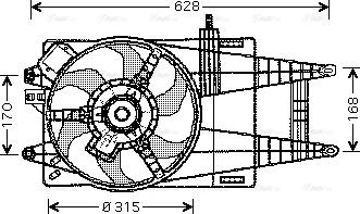 Ava Quality Cooling FT 7520 - Ventilators, Motora dzesēšanas sistēma ps1.lv