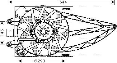 Ava Quality Cooling FT 7528 - Ventilators, Motora dzesēšanas sistēma ps1.lv