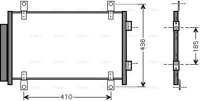 Ava Quality Cooling FTA5351D - Kondensators, Gaisa kond. sistēma ps1.lv