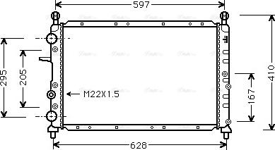 Ava Quality Cooling FTA2066 - Radiators, Motora dzesēšanas sistēma ps1.lv