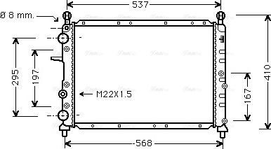 Ava Quality Cooling FTA2109 - Radiators, Motora dzesēšanas sistēma ps1.lv