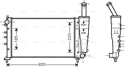 Ava Quality Cooling FTA2299 - Radiators, Motora dzesēšanas sistēma ps1.lv