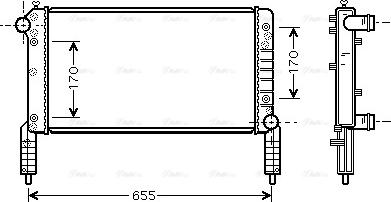 Ava Quality Cooling FTA2263 - Radiators, Motora dzesēšanas sistēma ps1.lv