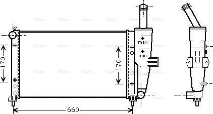 Ava Quality Cooling FTA2208 - Radiators, Motora dzesēšanas sistēma ps1.lv