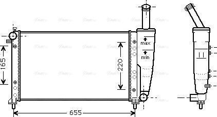 Ava Quality Cooling FTA2218 - Radiators, Motora dzesēšanas sistēma ps1.lv