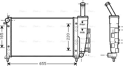 Ava Quality Cooling FTA2275 - Radiators, Motora dzesēšanas sistēma ps1.lv