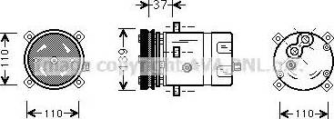 Ava Quality Cooling FTAK198 - Kompresors, Gaisa kond. sistēma ps1.lv