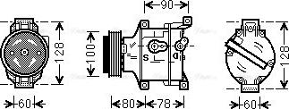 Ava Quality Cooling FTAK103 - Kompresors, Gaisa kond. sistēma ps1.lv