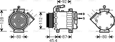 Ava Quality Cooling FT K366 - Kompresors, Gaisa kond. sistēma ps1.lv