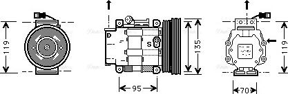 Ava Quality Cooling FT K041 - Kompresors, Gaisa kond. sistēma ps1.lv