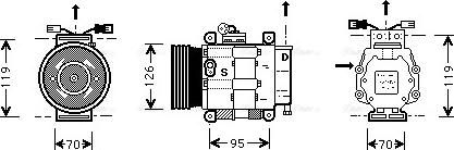 Ava Quality Cooling FT K063 - Kompresors, Gaisa kond. sistēma ps1.lv