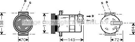 Ava Quality Cooling FT K086 - Kompresors, Gaisa kond. sistēma ps1.lv