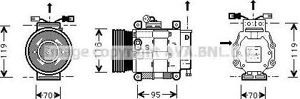 Ava Quality Cooling FT K081 - Kompresors, Gaisa kond. sistēma ps1.lv