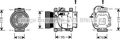 Ava Quality Cooling FT K036 - Kompresors, Gaisa kond. sistēma ps1.lv