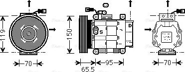 Ava Quality Cooling FT K031 - Kompresors, Gaisa kond. sistēma ps1.lv